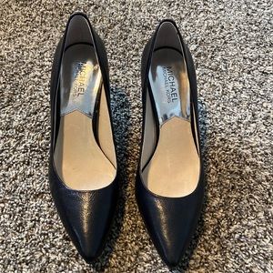 MICHAEL Michael Kors Black Pointed-Toe Heels